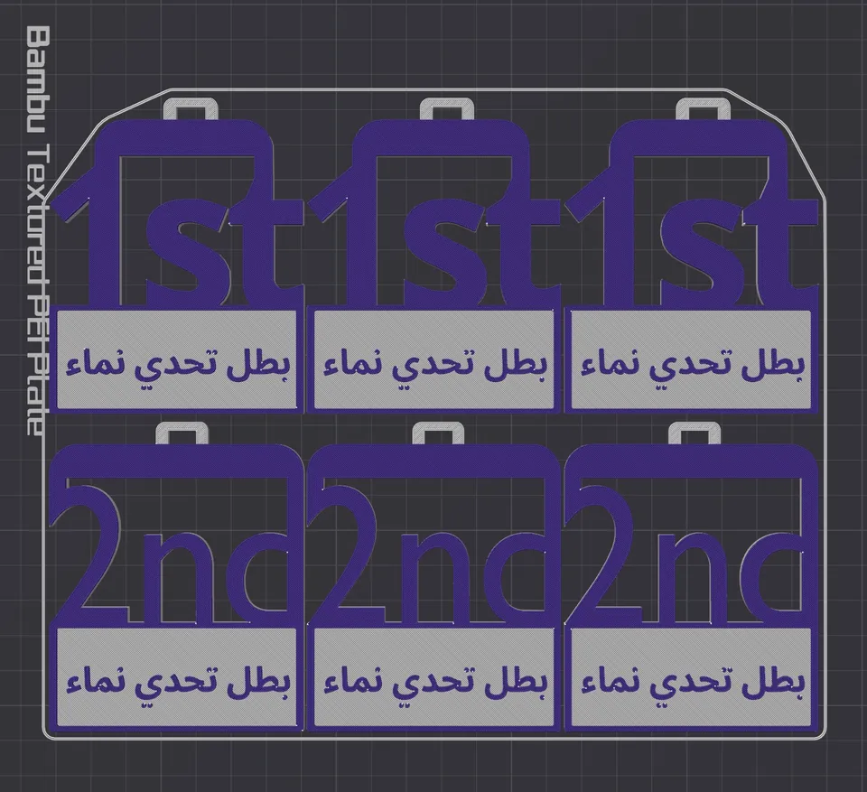 تخطيط إنتاج ميداليات