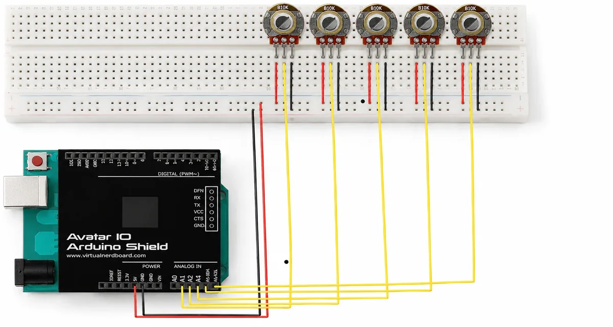 ذراع Arduino روبوتية V2